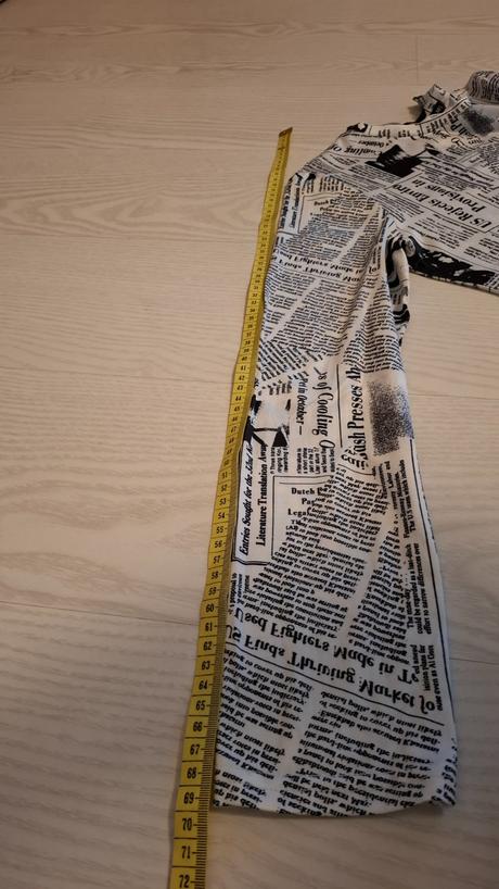 Tričko "ako z novinového papiera", l