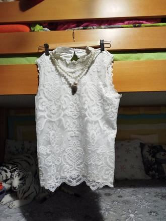 Elegantny čipkovaný top vel. l/xl, l