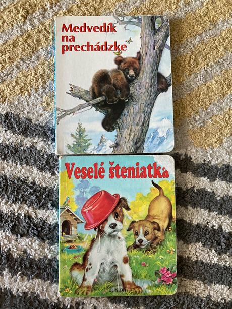 Veselé šteniatka a medvedík na prechádzke, 