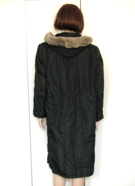 Prešívaný retro kabát, xl