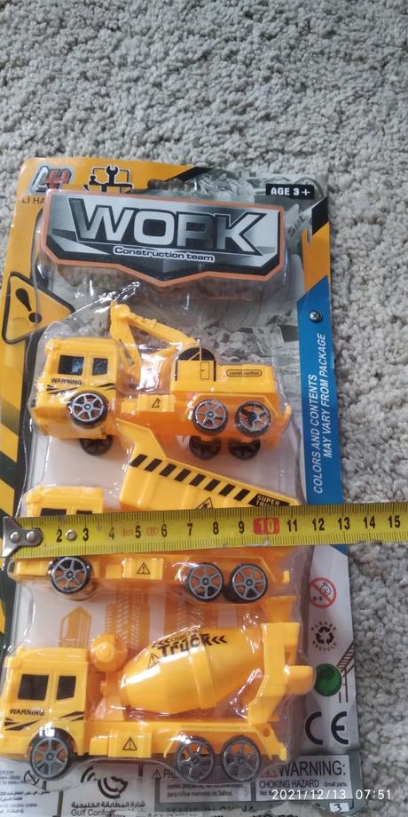 3ks v balení autá, 