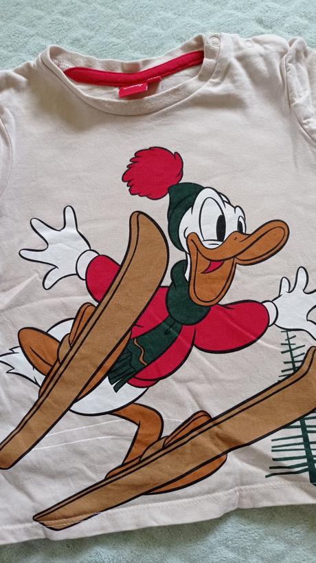 Tričko vianočné, káčer, disney,86