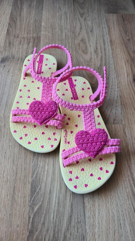 Plážové sandále ružové dievčenské ipanema 25/26, 25