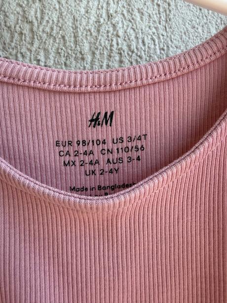Dievčenské šaty h&m, h&m,98