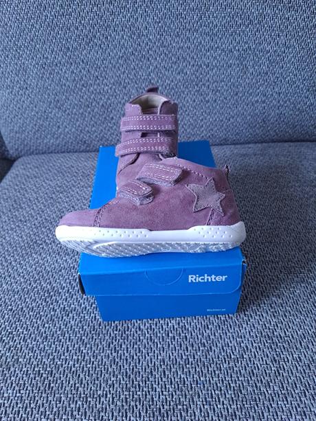 Dievcenske kozene topanky / poltopanky richter 20, richter,20