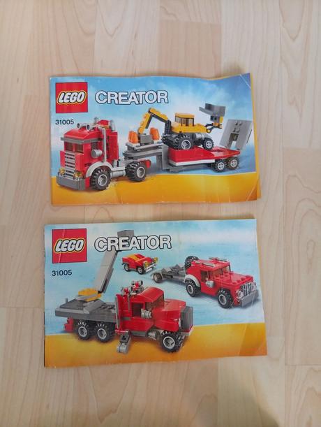 3 x orig. lego creator č. 1, 
