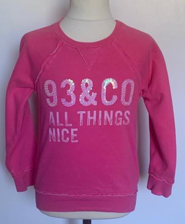 Next ružová mikina s nápisom, next,122