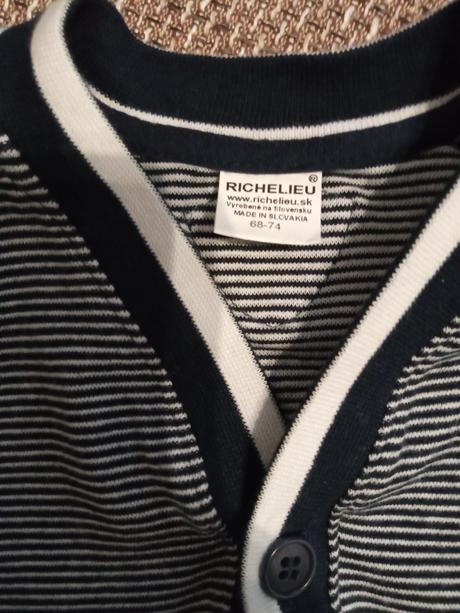 Mikina richelieu 68- 74cm, richelieu,74