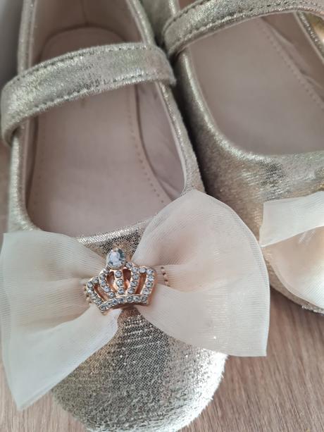 Zlaté balerínky nelli blu veľkosť 26, nelli blu,28