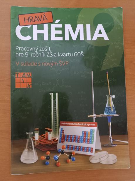 Chémia - pracovný zošit pre 9.ročník, 