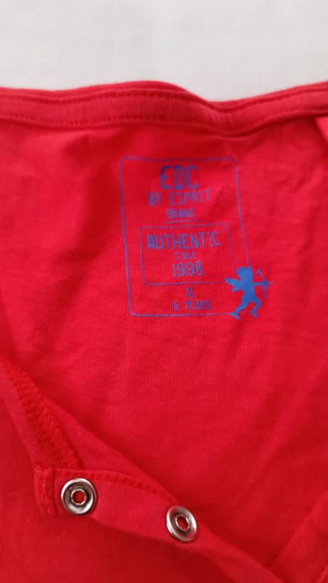 Červené tričko esprit veľ xl, esprit,xl