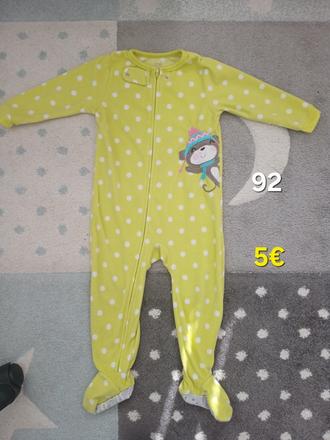 Teple flisove pyzamo 92, carter's,92