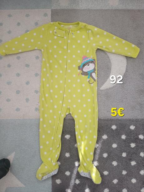 Teple flisove pyzamo 92, carter's,92