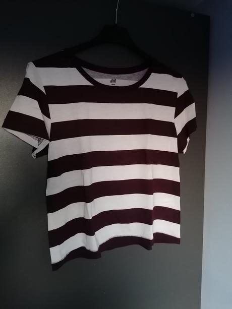 Pásikavé tričko, h&m,164