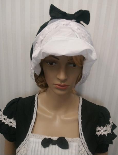 2 dielny kostým slúžka lolita, chyžná, xs,