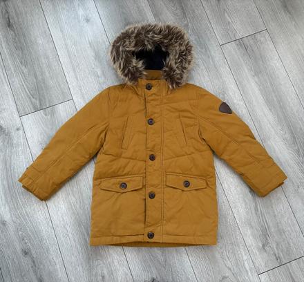 Bunda s kožušinkou veľ. 122, c&a,122