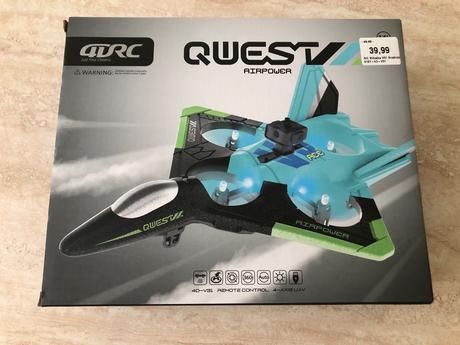 Dron, r/c stíhačka v31, qwest, airpower, top stav,