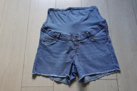 Tehotenské riflové kraťasky h&m mama, h&m,l