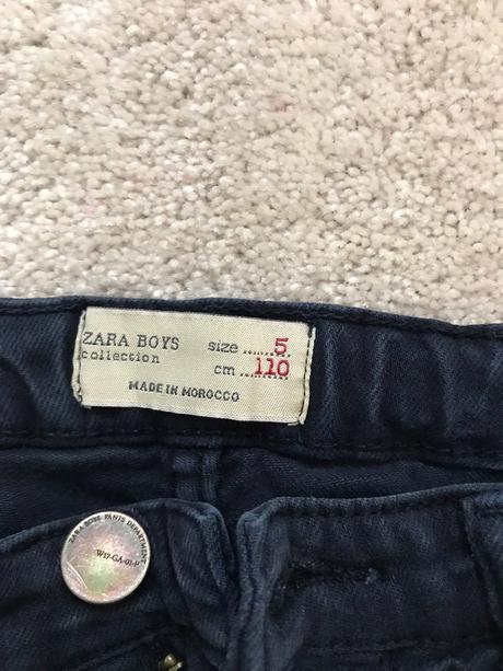 Zara chlapčenské nohavice v.110, zara,110