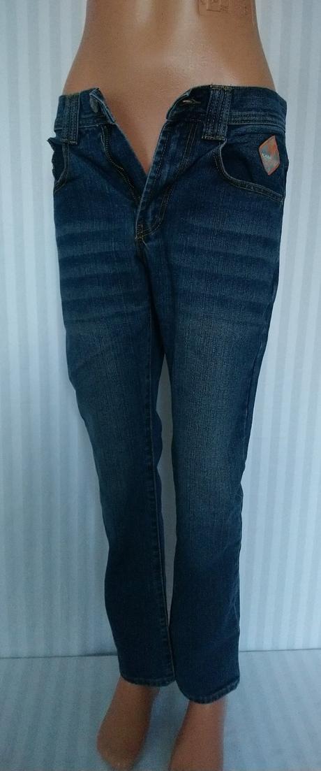 Dámske tmavo modré rifle, kamjeans, s