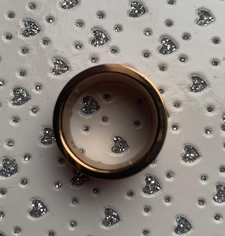 Hrubý prsteň - obrúčka zn. dyrberg/kern original,