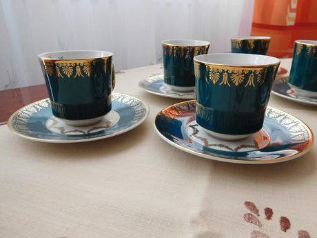 Čajová súprava porcelánová-čechoslovákia,, 