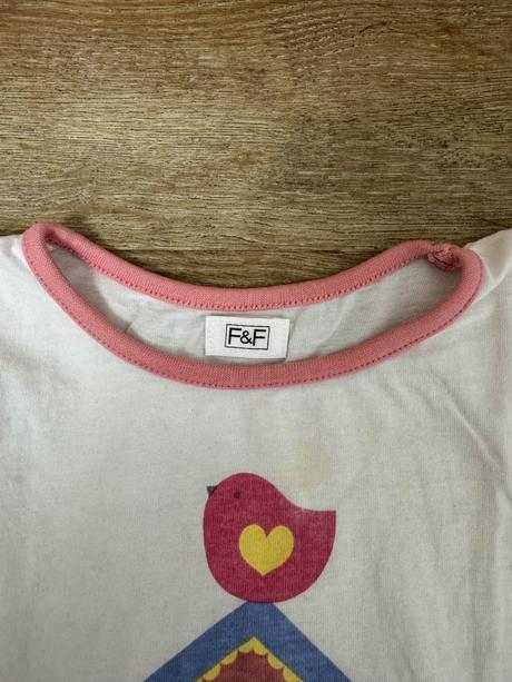 2x pyžamko mačičkové a vtáčikové, f&f,104