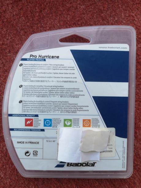 Babolat pro huricane tenisový výplet 1,30 mm, 