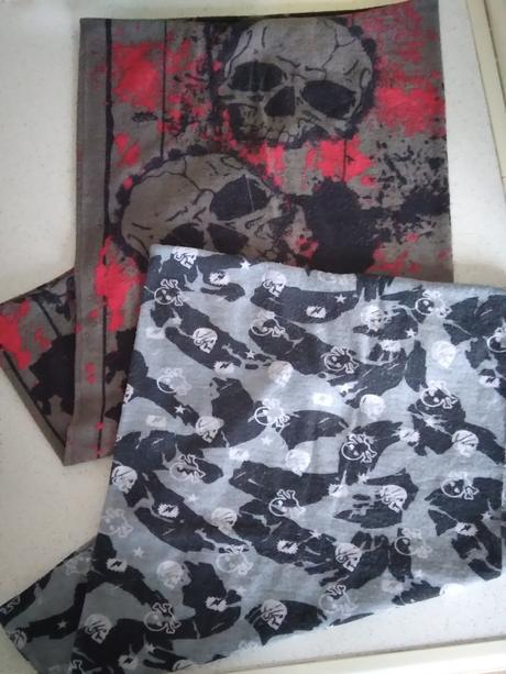 Nákrčník lebky šál šatka tunel, h&m