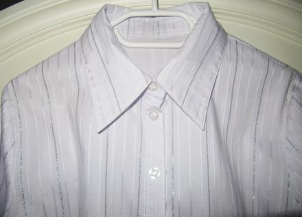 Košeľa - strieborný pásik, rozmer v popise,