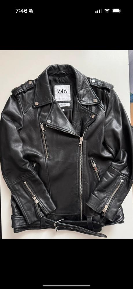 Zara kožená bunda s/m, zara,m