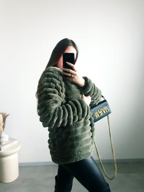 Khaki kožúšok l, l