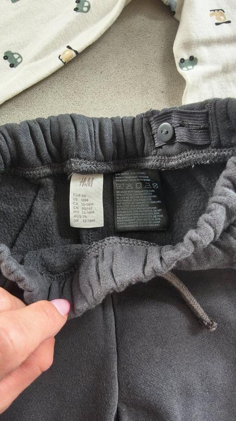Body + tepláky, h&m,86