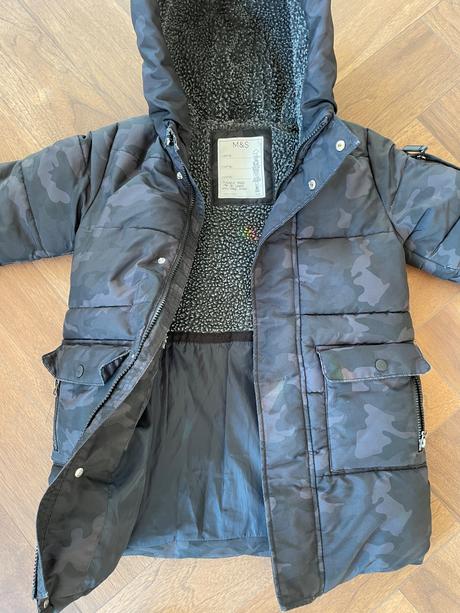Zimná bunda m&s vel.122-128, marks & spencer,128