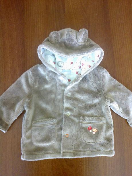 Tenší kožušinkový kabátik s uškami, cherokee,62