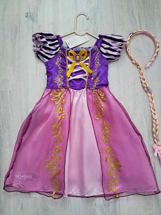 Rapunzel kostým na 2-3 roky,