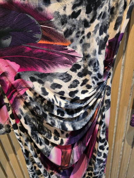 Krasne šaty leopardi vzor s kvetmi, chantall,38