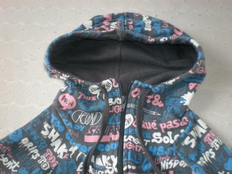 Modrá mikina, h&m,s