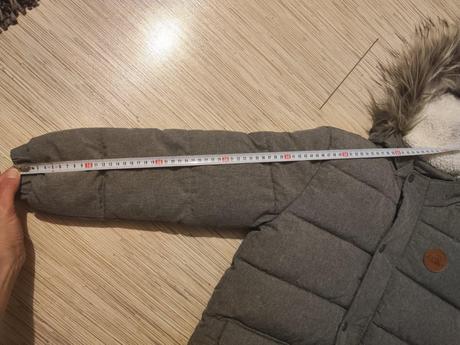 Zimná predĺžená vetrovka, h&m,140