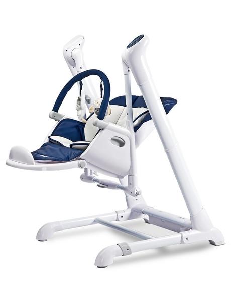 Detská jedálenská stolička 2v1 mint,