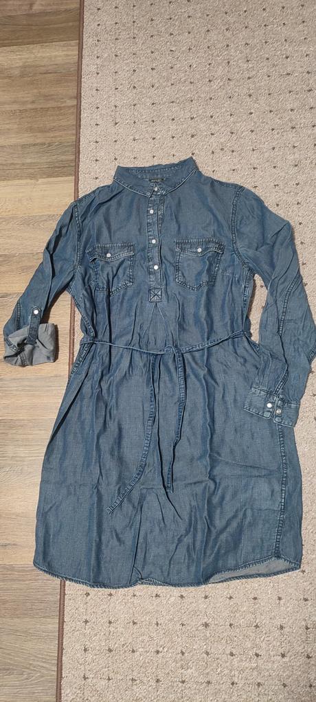 Tehotenské šaty s dlhým rukávom esmara 38, esmara,m