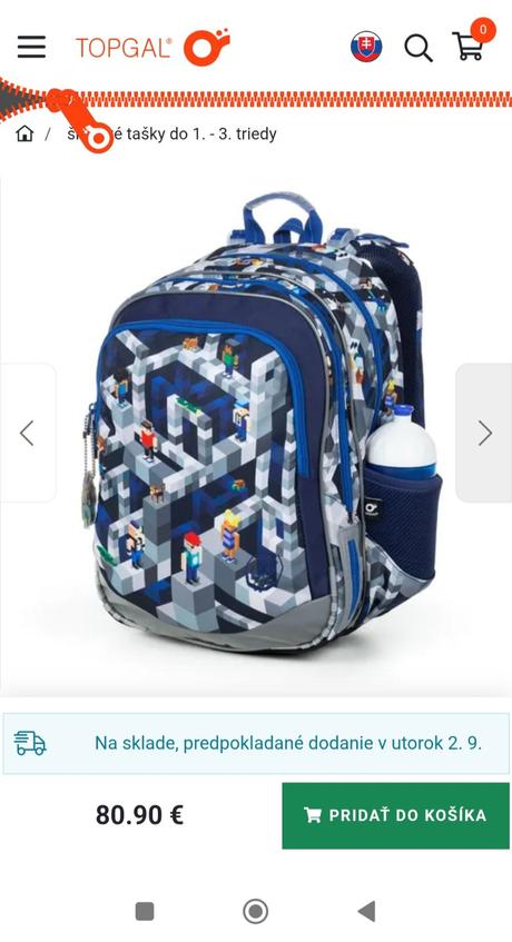 Topgal taška minecraft (už s poštovným),