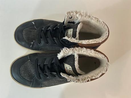 Zateplene jarne/jesenne clenkove stylove tenisky, h&m,33