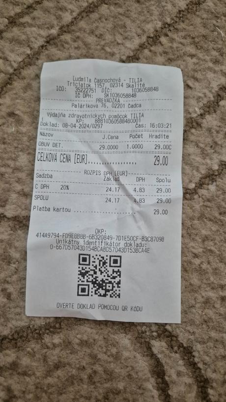 Prechodné topánky, protetika,28