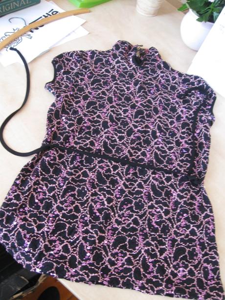 Slávnostné dámske tričko/top, m, m