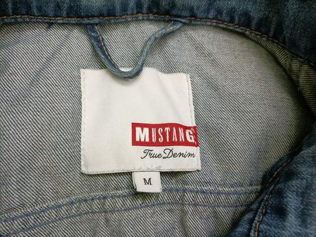 Krásna nadčasová riflova bunda, mustang,m