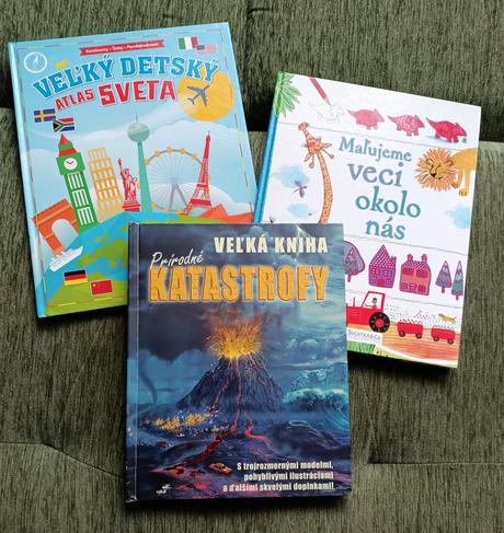3x náučné knihy pre školákov,