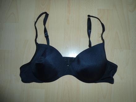 Cierna hladka podprsenka, 80a
