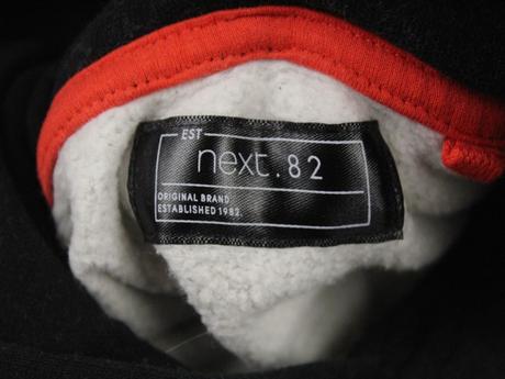 Hrubá šedá mikina next veľ. 6 r. a, next,116