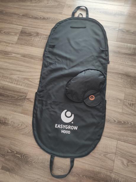 Zimný fusak easygrow hood čierny, 